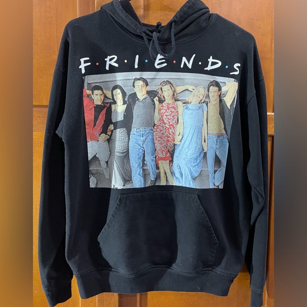 Friends black Graphic Hoodie